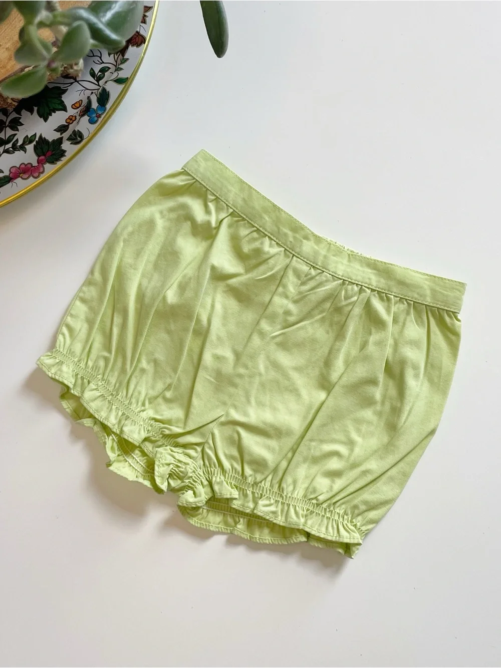 New • Vintage 2005 Butterfly Green Bloomers | 12-18m
